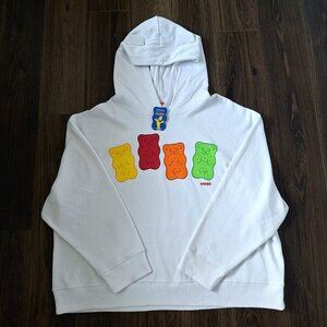 NWT Haribo Hoodie Cotton Blend Ear Detail on Hood Size 2X